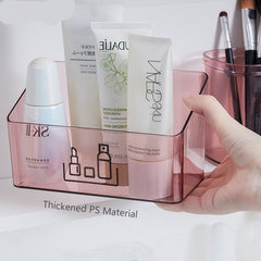 Acrylic Cosmetic Organizer Makeup Table Makeup Tools Storage Box Perfume Lipstick Nail Polish Skincare Organizer Case Pen Holder