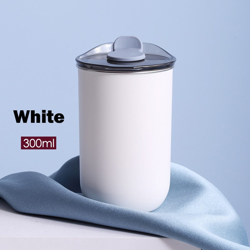Coffee Mug with Lid Stainless Steel Cup Ins Portable Leakproof Drinkware Travel Milk 300ml RR2207