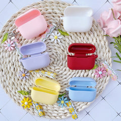 Cute Korean Flower Silicone Cover for Apple Airpods Pro Case Bluetooth Wireless Earphone Cover for AirPods Case Accessories