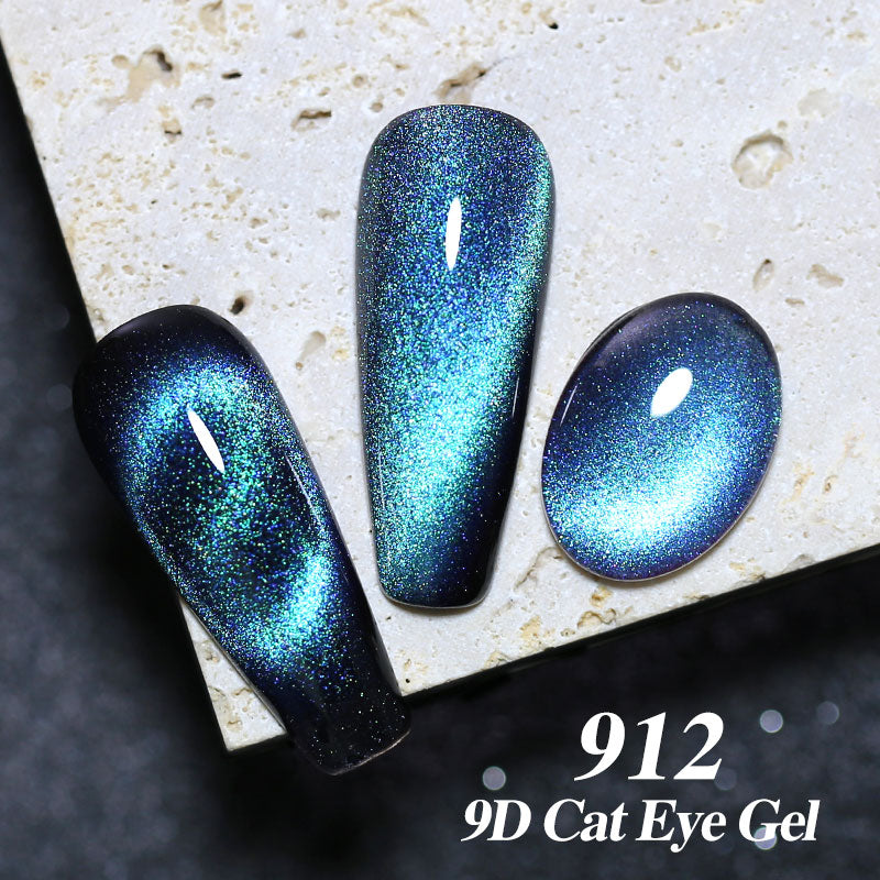 YICKYUE  -  10ml UV Cat Eye Polish Gel Nail Gold Rose Color Magnetic Semi Permanent Cat Eye Gel Varnishes Nail Art Soak Off Manicure