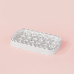 Ice Cube Trays Silicon Bottom Ice Cube Storage Container Box with Lid Ice Mold Makers for Cool Drinks Kitchen Bar Tool Accessory