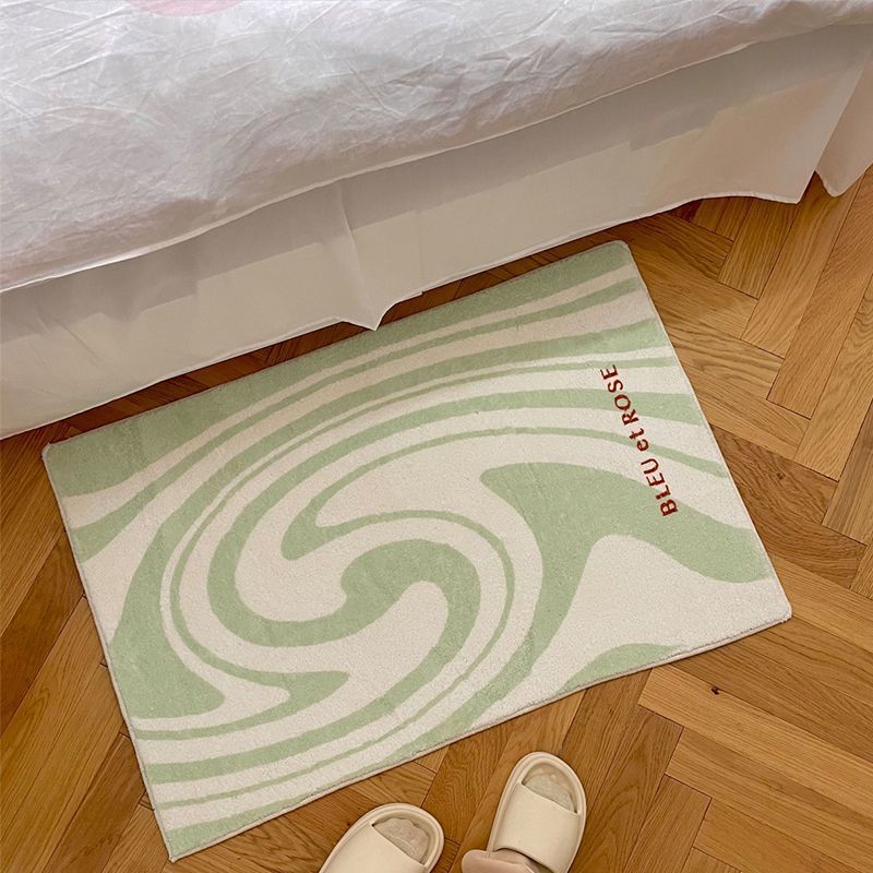 YICKYUE  -  Ins Floor Mat Non-slip Pink Grid Floor Mats Living Room Household Plush Carpet Doormat Entrance Door Bath Kitchen Mat Girl Rug