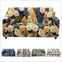 Europe Printed Stretch Sofa Cover Elastic Floral Slipcover for Living Room Corner Sofa L-shape Sofa Towel Furniture Cover