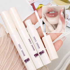 YICKYUE  -  5pcs/set Mirror Jelly Lip Gloss Moisturizing Water Glossy Liquid Lipstick Waterproof Lasting Red Tint Korean Makeup Cosmetics