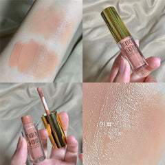6 Colors Matte Velvet Liquid Eyeshadow Glitter Nude Earth Color Pearlescent Fine Flash Eyeshadow Long Lasting Blush Cosmetics