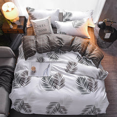 Fashion Bedding Set Contains Sheet Duvet Cover Pillowcase Modest Country Plant Animals Family Use Full Twin Queen Bed Set 2021