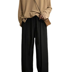 Hearujoy Streetwear Men Naples Casual Suit Pants Pendant Advanced Sense Oversized Straight Trousers Spring Autumn Fashion Loose Pants