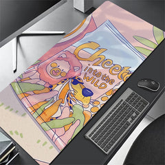 PC Gamer Cabinet Mouse Mat Desk Pad Cute Mousepad Anime Carpet Gaming Computer Mat Pad On The Table Pink Desk Mausepad 90X40 DIY