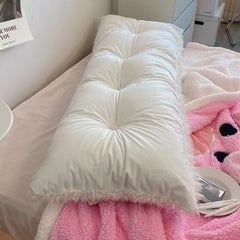 YICKYUE  -  Soft Plush Pillow Removable Bedside Cushion Ultra-long Bed Backrest Pillow for Couple Soft Sofa Waist Large Room Decoration 이불