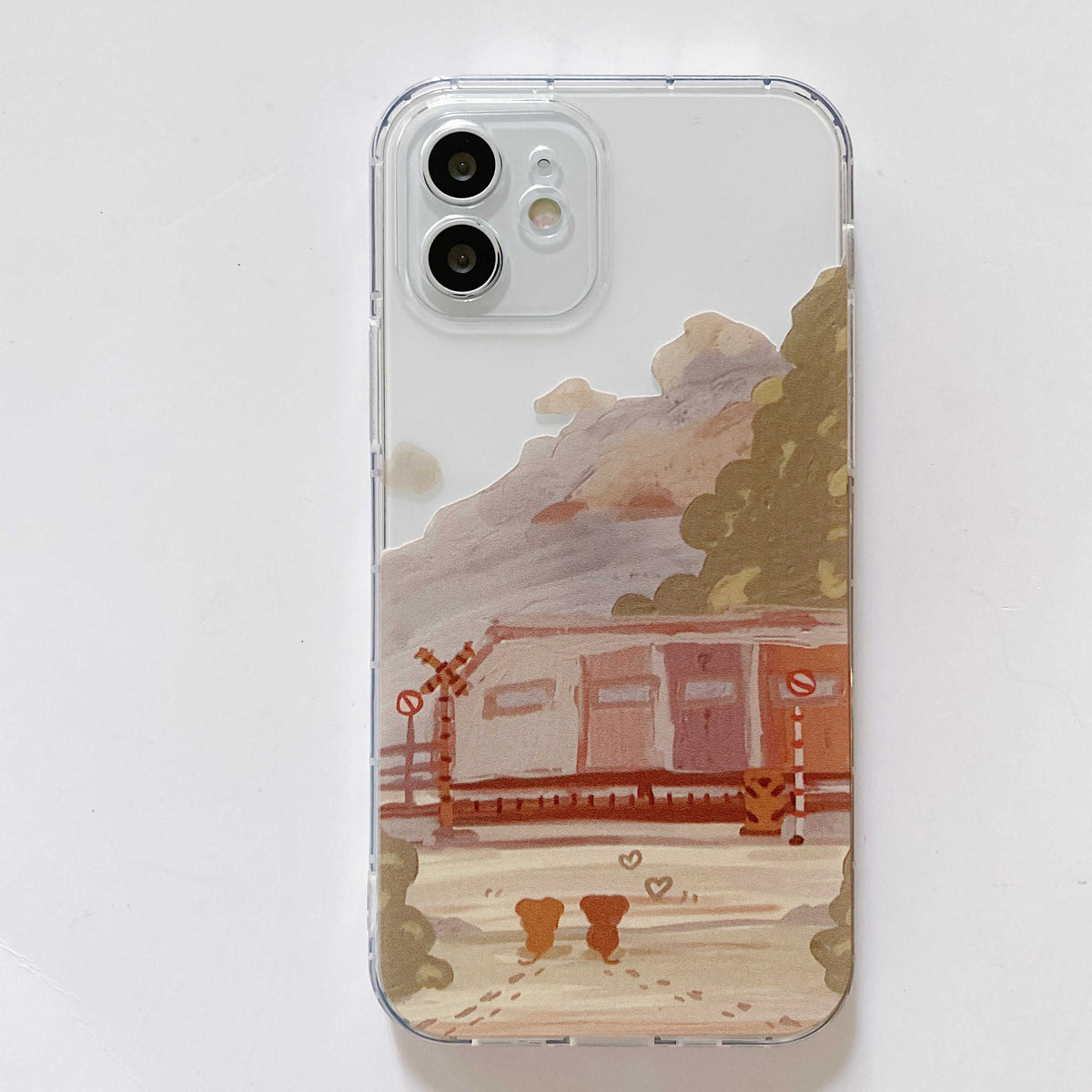 lovely home cartoon bear phone case for iphone 12 mini 11 pro max 7 xr xsmax x 8 plus cute soft silicone cover shockproof funda