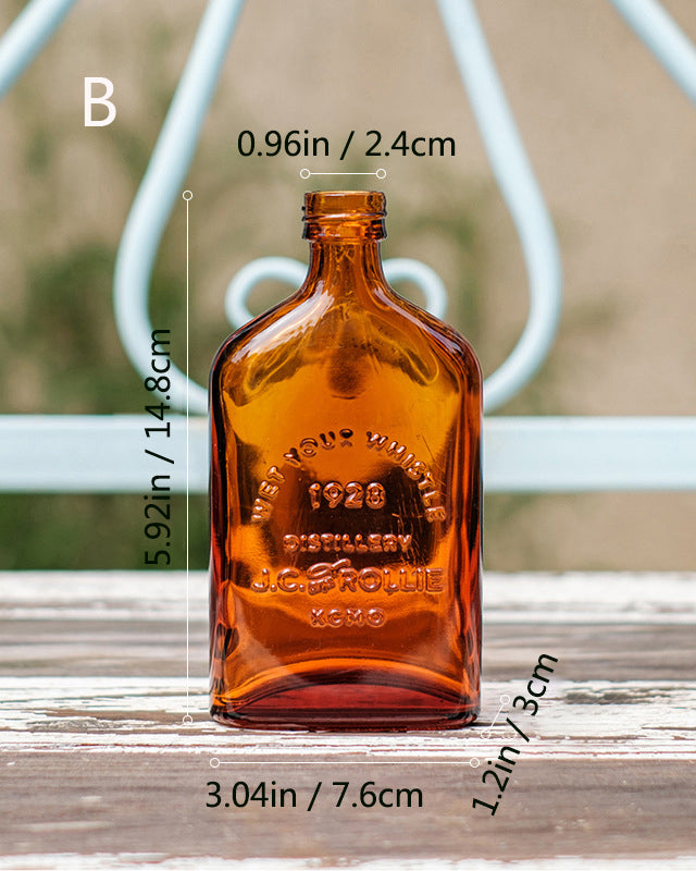 Amber Glass Vase