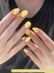 YICKYUE  -  1pc 15ml Bright Yellow Gel Nail Polish Starter Pure Soak Off No Wipe Nail Gel Polish Suitable For All Seasons