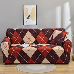 Afervor Anti-dust All-inclusive Tight Wrap Sofa Cover Geometric Simple Style Slipcover Loveseat Armchair Protector Couch Cover