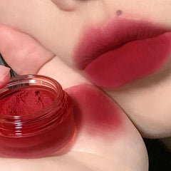 4 Colors Velvet Matte Lipsticks Mud Waterproof Moisturizing Lip Mud Long Lasting Nonstick Cup Red Lip Gloss Tint Makeup Cosmetic