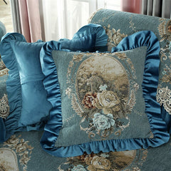 Jacquard Sofa Cover for Living Room Universal Chenille Covers for Sofa with Skirt Non-slip Couch Cover Four Season CHAUSUB