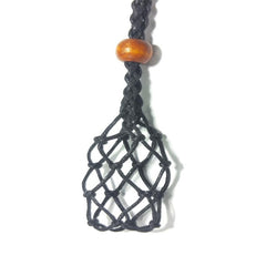 1pc Necklace Cord Empty Stone Holder Natural Quartz Crystal Raw Stone Chakra Point Healing Fish Netted Indians Amulets Pendant