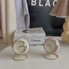 YICKYUE  -  Vintage Round Table Alarm Clock