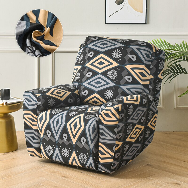 Spring Print Recliner Sofa Covers Elastic Armchair Lazy Boy Recliner Chair Covers Anti-slip Reclining Sofa Cover For Home Decor