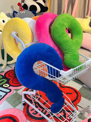 YICKYUE  -  Question Mark Neck Cushion for Bedroom, Living Room, Decorative Pillows for Sofa, Nap Pillows, Backrest Cushions, Car, Home