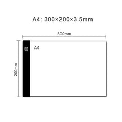 A4 Led Drawing Board 3 Level Dimmable Led Drawing Copy Pad Board Children's Toy Painting Educational Creative Gifts For Children
