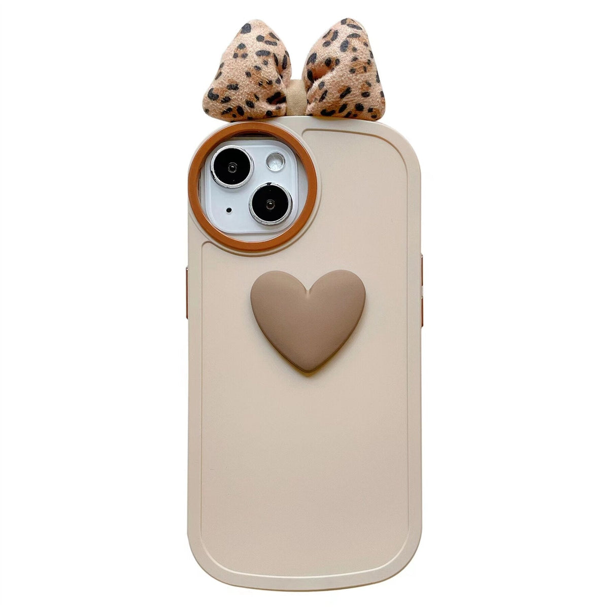 Luxury Korean Cute Cartoon Love Bow Phone Case For iPhone 13 12 11 Pro Max X XS XR 7 8 Plus Soft Back Cover Funda Coque