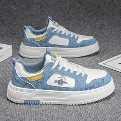 YICKYUE  -  new fashion trend men's skateboard shoes sports shoes leisure summer tennis outdoor running platform walking shoes