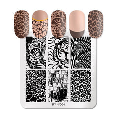 PICT You Fall Patterns Nail Stamping Plates Stencil Stainless Steel Tools Nail Art Stamp Template Design  Plate