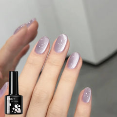 YICKYUE  -  8ML Magnetic Cat Eye Gel Nail Polish Crystal Glassy Romantic Soak Off UV LED Gel Moonlight for Holiday DIY Art Party Birthday