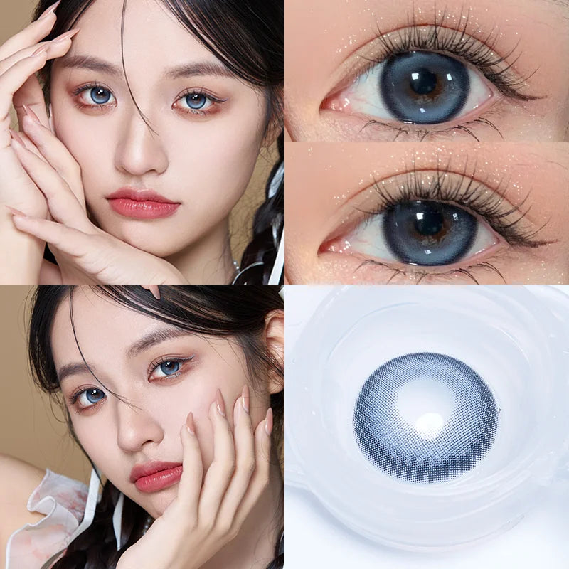 YICKYUE  -  10Pcs/1Day Contact Lenses for Eyes Daily Disposable Lens with Diopters High Quality Natural Beauty Pupils Fast Shipping