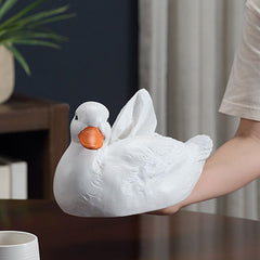 YICKYUE  -  Cute Cartoon Duck Tissue Box Paper Drawer Box Storage Box Living Room Desktop Office Decoration Kitchen Acceesories