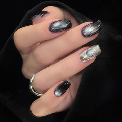 YICKYUE  -  1-6PCS 12ML Dark Night Starry Cat's Eye Gel Nail Polish 2025 Autumn and Winter Flash Long-lasting Whitening Glass Bead Nail Art