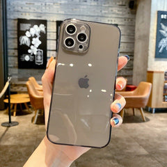 Luxury Transparent Silicone Shockproof Phone Case For iPhone 11 12 Pro Max Mini X Xs XR 7 8 Plus SE 2 2022  Lens Protection Cover