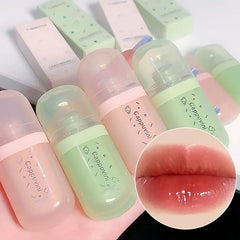 YICKYUE  -  Sweet Little Chubby Lipgloss Mirror Water Lip Glaze Waterproof Glossy Liquid Lipstick Lip Makeup Tint Korean Makeup Cosmetics