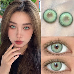 YICKYUE   -  Color Contact Lenses Green Lenses for Eyes 1 Pair Natural Look Brown Lenses Fashion Lenses Y2K Korean Lenses Beauty