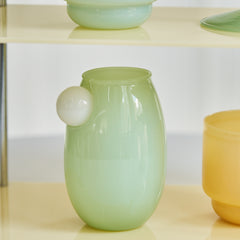 YICKYUE  -  Floriddle Creative Glass Cup Tumbler Drinkware Tea Juice Milk Coffee Mug Home Water Glasses Glass Vase Nordic Home Design