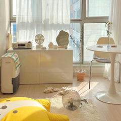 Korean Style Simple Flower Irregular Mirror Home Decoration Dormitory Homestay Desktop Makeup Mirror Props