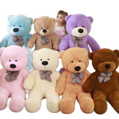 60CM To 200CM Big Sale Cheap Giant Unstuffed Empty Teddy Bear Skin Soft Bearskin Plush Toys