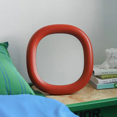 YICKYUE  -  Makeup Wall Mirror Items Small Barber Girls Nordic Bathroom Irregular Funky Circle Mirror Luxury Mini Espelhos Home Decorations