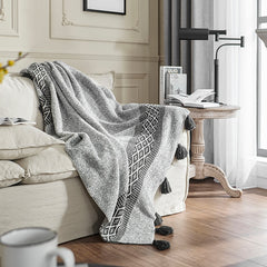 Yickyue Super Soft and Comfortable Blanket Office Lunch Sofa Blanket Flannel Bedroom Blanket Solid Color Bedspread Winter Plaid Blanket