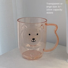 Japanese Cute Brushing Cup Children Toothbrush Cup Female Creative Cartoon Mouthwash Cup Couple Simple Portable Tooth Cup