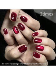 YICKYUE  -  1Pc 15ml Ankela Red Dark Plum Gel Nail Polish Starter Pure Soak Off No Wipe Nail Gel Polish Suitable For New Year
