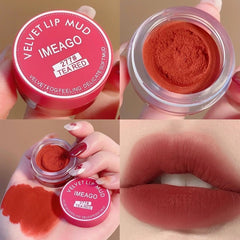 Yickyue 4 Colors Mousse Lipsticks Velvet Matte Waterproof Long Lasting Lip Mud Nude Silky Texture lip Gloss Face Cheeks Blush Cosmetics