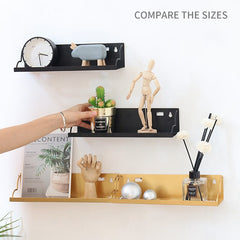 Nordic Wall Hanging Storage Rack Wrought Iron Hook Shelf Store Display Stand Sundries Holder Home Children's Room Decoration