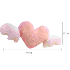 Girly Cloud Wishing Meteor Star Plush Pillow Angel Wings Heart Stuffed Cushion Milk Tea Cup Rainbow Sleeping Nap Pillow Bed