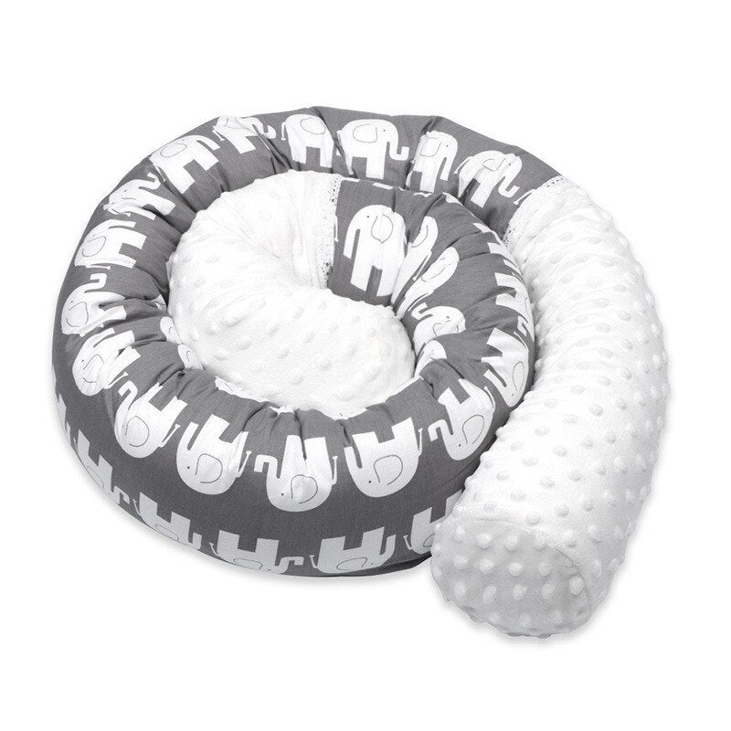 High Quality Print Bubble Velvet Crib Bumper Soft Cozy Baby Bedding Around Bumpers Newborn Kid Protector Pillow Bebe Room Decor