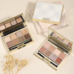 Yickyue Luxurious Fashionable Diamond Eye Shadow Palette Matte Shimmer Soft Eyeshadow Powder High Pigment Waterproof Long-wearing Makeup