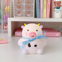 W&G Kawaii Night Light Cartoon Creative Night Light Unplugged Bunny Decoration Bedroom Bedside Lamp Desk Lamp Home Decoration