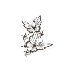 YICKYUE  -  Butterfly Tattoo Sticker Waterproof and Long-lasting Temporary Tattoo