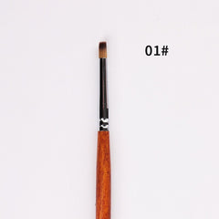 Nail Art Brush Acrylic Liquid Powder Carving UV Gel Extension Builder Painting Brush Lines Liner Drawing Pen Brush for Manicure