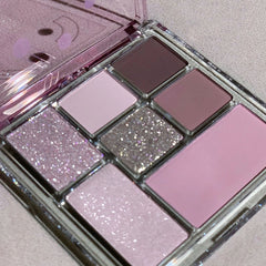 Yickyue Iris Purple Eye Shadow Palette Create A Dream Makeup Glitter Pearly Eyeshadow Palette Fashion Korean Charming Eye Makeup Palette